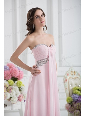 Sweetheart Empire Sequins Prom Dress with Ruching