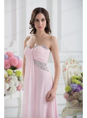 Sweetheart Empire Sequins Prom Dress with Ruching