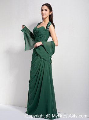 Hollow Out Dark Green Column Sweetheart Mothers Dresses Brush Train