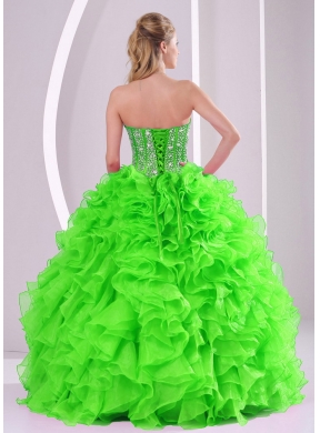 Ball Gown Sweetheart Popular Best Quinceanera Dresses with Beading and Ruffles