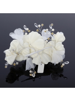 Pure Imitation Pearls Wedding Hair Flower for Summer