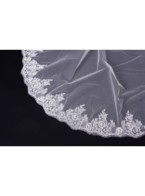 Two-Tier Tulle Drop Veil Bridal Veils for Wedding Party