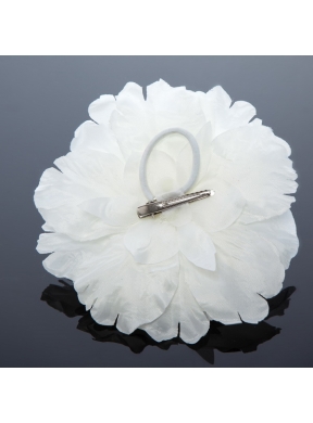 2014 Simple White Tulle Fascinators for Outdoor