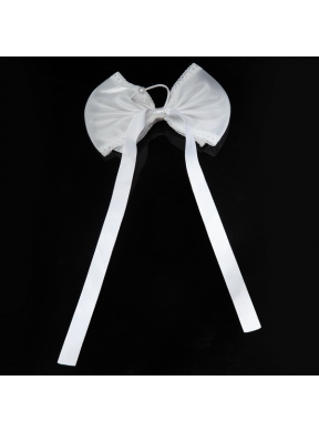 The Butterfly Tire White Sash Bowknot for Outdoor