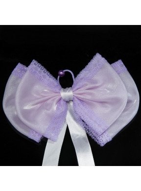 The Butterfly Tire White Sash Bowknot for Outdoor