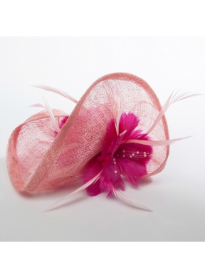 2014 Feather Tulle Red Hair Ornament for Women