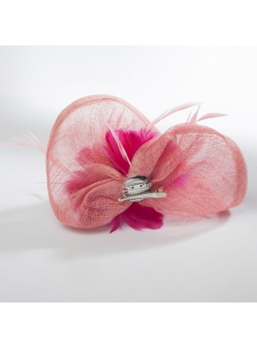 2014 Feather Tulle Red Hair Ornament for Women