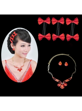 Pretty Alloy Ladies Jewelry Sets