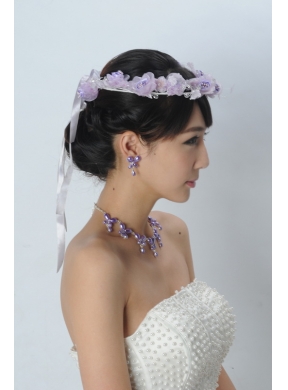 Alloy With Imitation Pearl Ladies Jewelry Sets