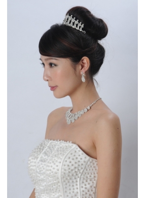 Charming Alloy With Rhinestone Jewelry Sets