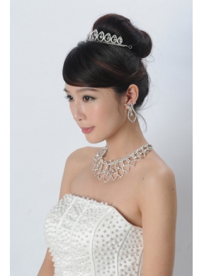 Gorgeous Alloy With Rhinestone Ladies Jewelry Sets