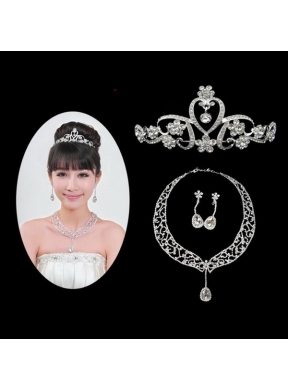 Gorgeous Alloy/Rhinestones With Rhinestone Ladies Jewelry Sets