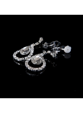 Luxurious Alloy With Rhinestone Crystal Ladies Jewelry Sets