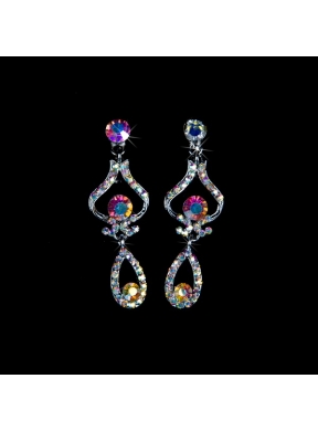 Multi-colored Alloy With Rhinestone Ladies Jewelry Sets