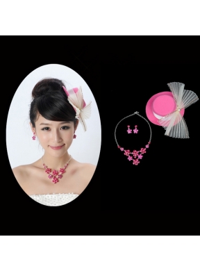 Shining Alloy With Rhinestone Ladies Jewelry Sets