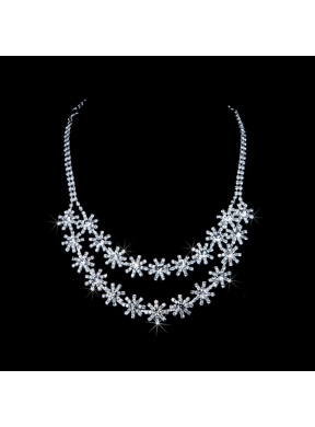 Stunning Alloy With Rhinestone Jewelry Sets for Dignified Women