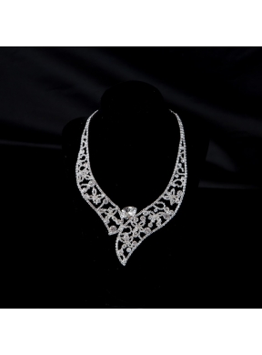 Unique Alloy With Rhinestone Ladies Jewelry Sets