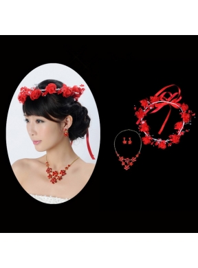 Unique Alloy With Rhinestone Women Jewelry Sets