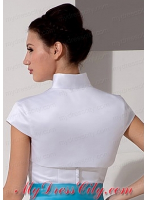 2014 Elegant Ivory Short Sleeves Jacket