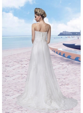 Brand New Style Lace Wedding Dress with Brush Train