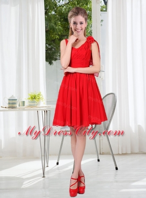 The Brand New Style Bridesmaid Dress Chiffon Ruching with A Line