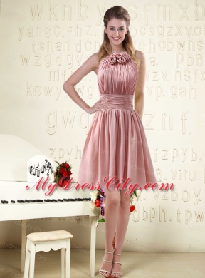 Romantic Sweetheart Empire Chiffon Bridesmaid Dresses with Ruching