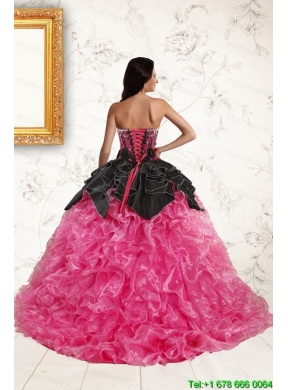 Trendy Multi Color Ball Gown Ruffled Quinceanera Dresses