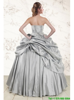 2015 Cheap Quinceanera Dresses with Strapless