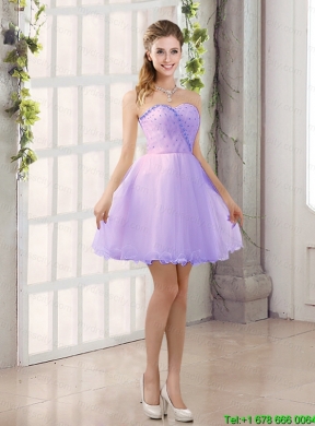 2015 Sturning Sweetheart A Line  Prom Dress with Beading