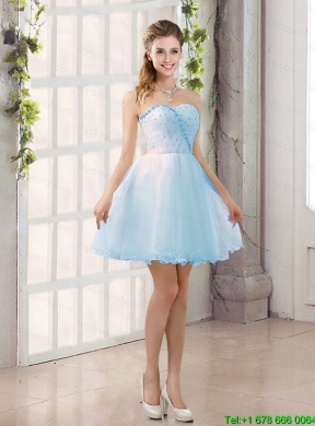 2015 Sturning Sweetheart A Line  Prom Dress with Beading