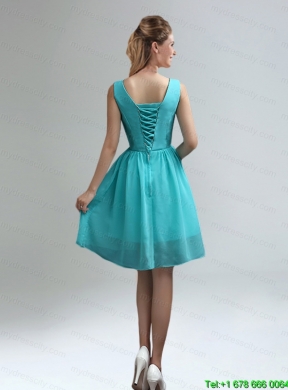 Elegant V Neck Ruched Prom Dress with Belt for Sale