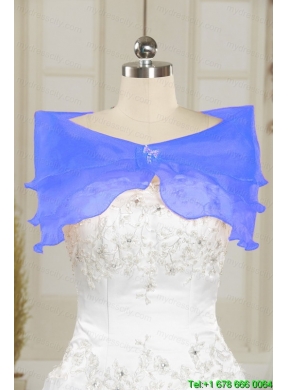 Luxurious Royal Blue Sweet 15 Dresses with Appliques and Beading for 2015