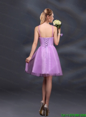 Pretty Halter A Line Prom Dresses with Hand Made Flowers