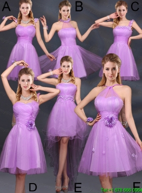 Pretty Halter A Line Prom Dresses with Hand Made Flowers