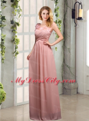 Scoop Empire Ruching 2015 Decent Bridesmaid Dresses