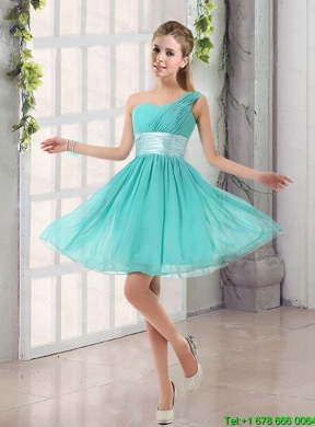 2015 A Line Ruching Lace Up Mothr of The Bride  Dress in Aqua   Blue