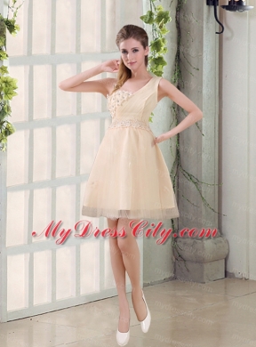 2015 The Brand New Style Mini Length Bridesmaid Dress