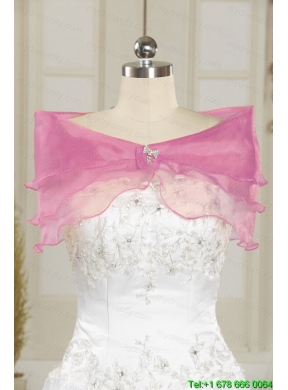 The Most Popular Appliques Baby Pink Dresses for Quinceanera