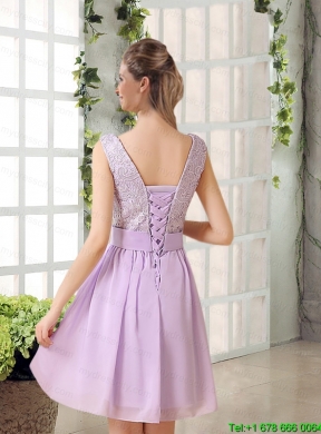 2015 Most Beautiful Chiffon A Line Mothr of The Bride Dress   with Bowknot