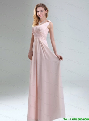 Beautiful Chiffon Mothr of The Bride  Dress in Light Pink for   2015