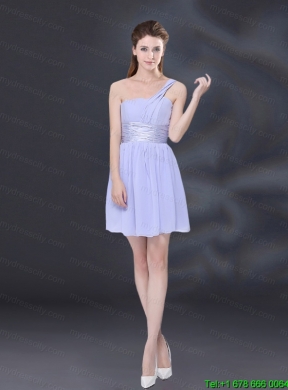 2015 Elegant Chiffon Lace Up Mothr of The Bride Dress in Lavender