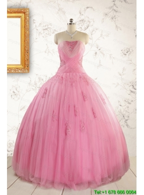 Most Popular Ball Gown Quinceanera Dresses with  Strapless