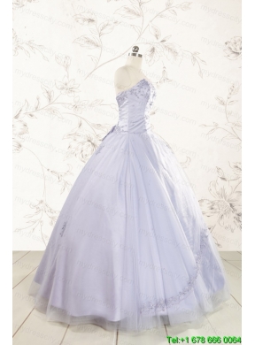 Brand New Lavender Quinceanera Dresses with Appliques and Ruffles