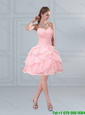 Unique Sweetheart Beaded 2015 Best Quinceanera Dresses with Ruffled Layers