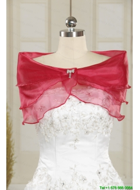 Pretty Beading Pink Wedding Party Shawls  for 2014