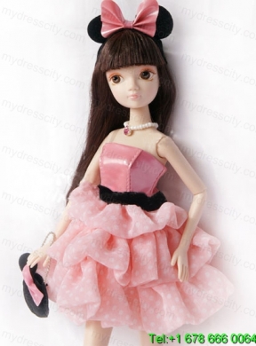 Pretty Princess Dress For Noble Barbie With Pick-ups