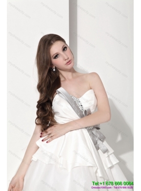 Wonderful Sweetheart Ball Gown Prom Dress in White