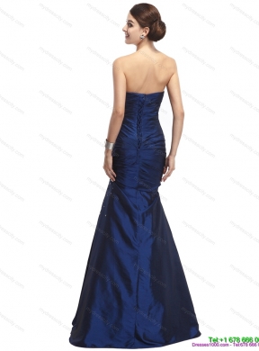 2015 The Super Hot Strapless Mermaid Prom Dress with Beading