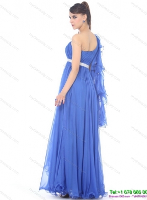 Perfect Halter Top Long Prom Dresses with Sash and Ruffles