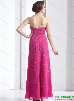 2015 Designer Sweetheart Floor Length Prom Dress with Beading